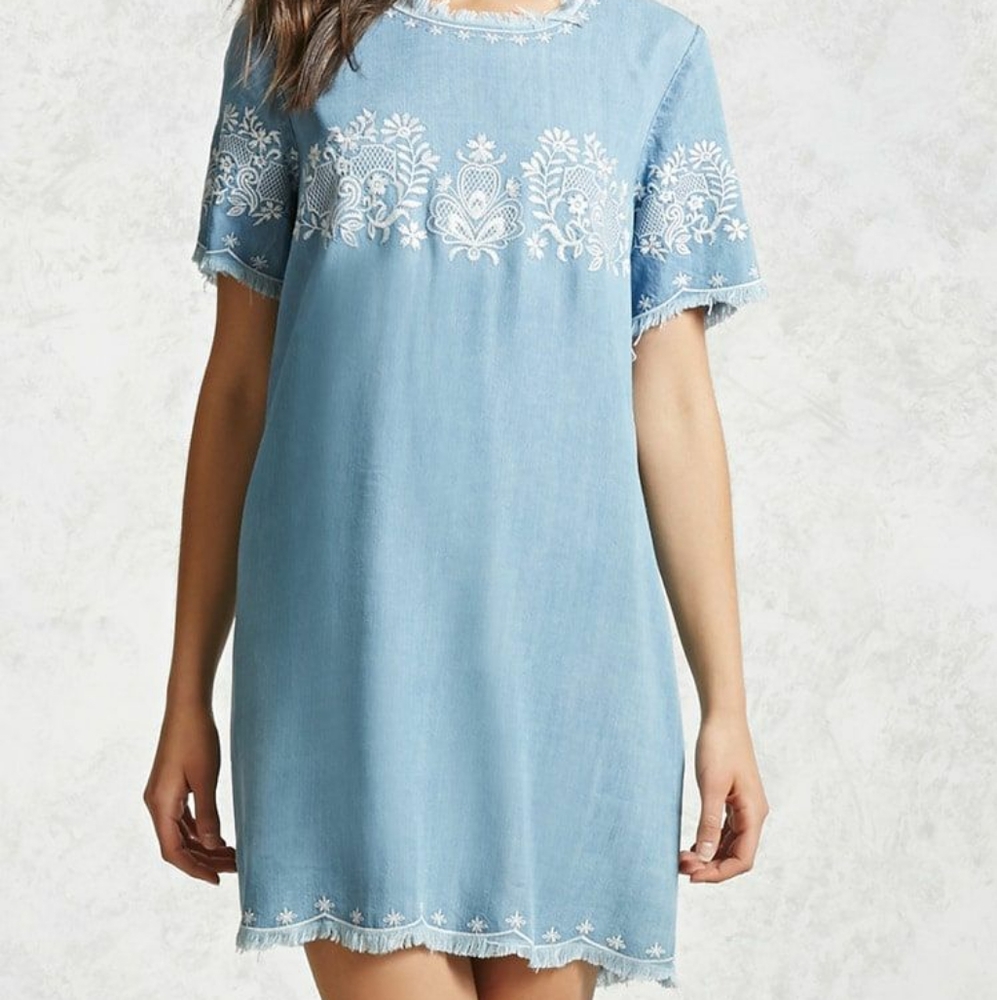 Denim dress